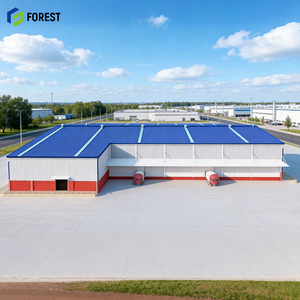 อาคารซูเปอร์มาร์เก็ตโครงสร้างเหล็กสำเร็จรูป  สถานที่จัดเก็บกว้างขวางและมีประสิทธิภาพ  ศูนย์บริการซ่อมรถยนต์ระดับมืออาชีพ 4s - Product Image 1