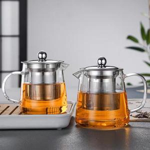 <span class=keywords><strong>Teiera</strong></span> di <span class=keywords><strong>vetro</strong></span> ecologica con il filtro e il coperchio dell'acciaio inossidabile alta <span class=keywords><strong>teiera</strong></span> di <span class=keywords><strong>vetro</strong></span> <span class=keywords><strong>borosilicato</strong></span> messa 450ml 550ml 800ml 950ml - Product Image 3