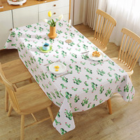 Nappe rectangulaire en pvc de haute qualité, couvre-table à motif noir pour cuisine et salle à manger