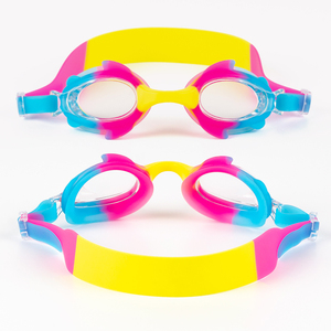 E-Commerce Advanced Cartoon Funny Racing Swim Goggles Nueva moda Anti-Fog Silicone Kids Goggles para niños - Product Image 2