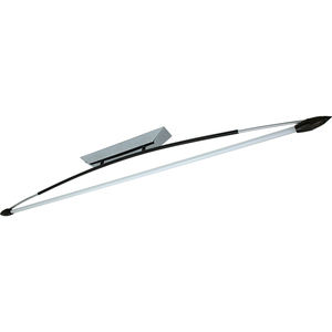 CORNALINA 1x24W G5 T5 L.71xAn.6xAl.12cm Wengue/Gris Plafones - Product Image 1