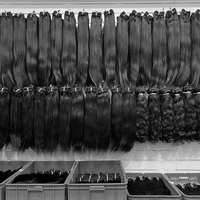 Vente en gros de mèches de cheveux humains vierges vietnamiens et indiens de qualité 15A, non traités, 100% alignés dans le sens des cuticules, fournisseur d'extensions de cheveux humains vierges