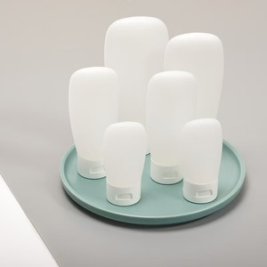 Wholesale 30ml 60ml 100ml HDPE Frost Oval <strong>Plastic</strong> <strong>Squeeze</strong> <strong>Bottles</strong> for Skin Care Serum Lotion Shampoo Silk Screen Printing - Product Image 1