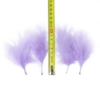 Mehrfarbige Flauschige Marabu-Truthahnfedern für DIY-Basteleien Haaraccessoires Kostüme Fliegenbinden Angelmaterial Heimdekoration