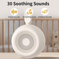 Machine à bruit blanc portable apaisante sans bouclage avec batterie rechargeable pour une santé intelligente