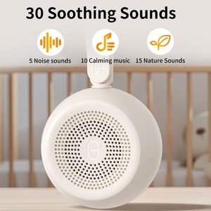 Machine à bruit blanc portable apaisante sans bouclage avec batterie rechargeable <span class=keywords><strong>pour</strong></span> une santé intelligente - Product Image 2