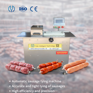 Máquina Automática de Doble Acción para Atar y Retorcer Salchichas, Enlazadora de Salchichas, Máquina de Atado con Alambre para Salchichas y Salami - Product Image 1