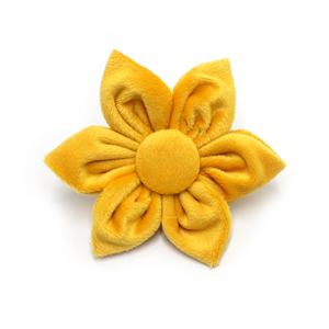 Produk Dagang teratas 2024 beludru kuning tas kotoran anjing pemegang dispenser harness anjing lucu dengan set tali rompi hewan peliharaan dengan bunga - Product Image 6