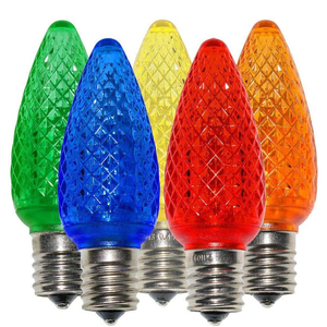 Ampoules de Noël G100Power E17 C9, lampes de Noël LED multicolores - Product Image 1