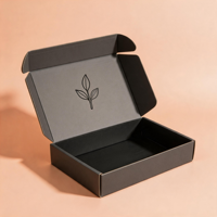 Boîtes d'expédition en carton ondulé recyclables personnalisées de luxe avec logo, revêtement UV, dorure à chaud, pelliculage mat et doublure en mousse pour cosmétiques haut de gamme