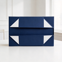Boîte cadeau en papier magnétique pliable de haute qualité avec impression de logo personnalisé, boîte rigide en carton pliable pour bijoux, cosmétiques, électronique