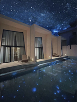 Lampes LED subaquatiques pour piscine avec fibre optique RGBW, étanches IP66, contrôle DMX512, 45W-150W, pour usage extérieur et sensoriel