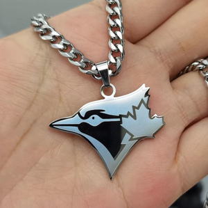 Collar Personalizado de los Toronto Blue Jays, Collar de Béisbol Personalizado, Collar Deportivo de Acero Inoxidable 316L, Regalo para Ti - Product Image 2