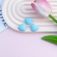 Accessoires Cœur DIY de différentes tailles, breloques pour coques de téléphone, bijoux pour coiffures, breloques pour chaussures, patchs cœur amour en acrylique colorés