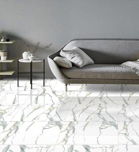 COULEUR BLANCHE INCROYABLE AVEC UN DESIGN NOIR EN TAILLE HAUTE BRILLANTE 800X800mm - Product Image 1