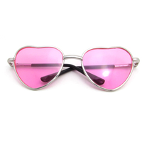 Yana DL-51026 Lunettes de poupée de salon American Girl en forme de cœur de 18 pouces, monture en métal, verres en PC, logo personnalisé tendance, OEM disponible