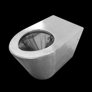 Cuvette <span class=keywords><strong>de</strong></span> <span class=keywords><strong>toilette</strong></span> en acier inoxydable bactériostatique et anti-vandalisme pour toilettes publiques et projets commerciaux - Product Image 1