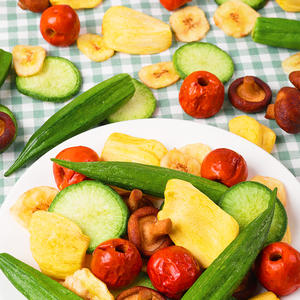 Snacks Crujientes de Frutas y Verduras Mixtas, Ligeramente Dulces, Sabor Seco y Fuerte, Procesados, Empaquetados en Bolsas al por Mayor - Product Image 6