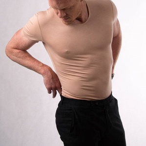 T-shirt termica in cotone 100% da <span class=keywords><strong>uomo</strong></span> traspirante, Anti-batterico, resistente e sostenibile su misura senza cuciture - Product Image 1