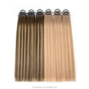Wholesale Full Pu Skin Weft Russian Human Hair Tape Hair <b>Extension</b> Inject Invisible Skin Weft Tape in Human Hair <b>Extensions</b> - Product Image 3