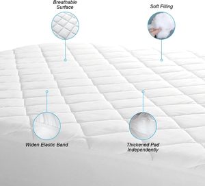 AOSEN Waterproof Mattress <strong>Fitted</strong> <strong>Sheet</strong> Wholesale Cotton Quilted <strong>Fitted</strong> <strong>Sheet</strong> Breathable Soft Solid Color With <strong>Deep</strong> Pocket - Product Image 4
