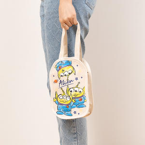 Mode personnalisé mignon toile bouteille d'eau manchon sac grande capacité Portable porte-bouteille - Product Image 5