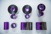 Ruban de codes à barres en résine de cire TTO 33mm * 450M pour personnalisation de la taille d'impression à grande vitesse Videojet Markem