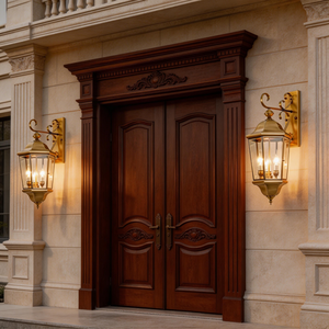 Lampes de jardin vintage en laiton de haute qualité Senzhao, éclairage LED promotionnel, applique murale extérieure, étanche - Product Image 1