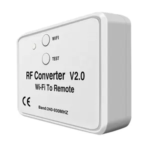 通用 WiFi 开关遥控 433MHz 868MHz WiFi 到 RF 转换器多频率滚动代码车库门遥控器控制