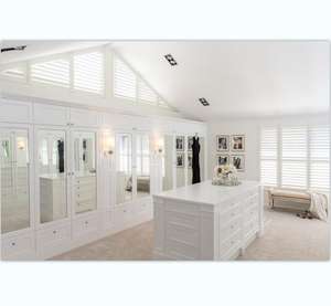 Luxury Modern Contemporary <b>Wardrobes</b> Particle Board Accessory Glass Furniture Bedroom Home Including Clothes Drawer Hotel Villa - Product Image 2