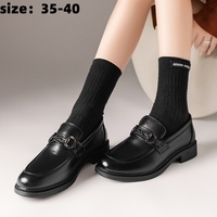 Vente directe d'usine, mocassins pour femmes, chaussures en cuir de vachette de première qualité, à enfiler, livraison directe