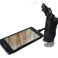 1600x1200 Resolution 2MP Sensor Aesthetic Nursing Handheld Portable USB Microscope 8 LED Illumination Image Capture for Skin