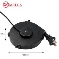 Enrouleur de câble rétractable MELLA de haute qualité, enrouleur de câble électrique, enrouleur de câble à rembobinage automatique, rallonge électrique pour aspirateur