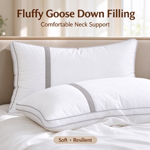 Cuscino in Cotone con Bordo Bordato e Profilo a Soffietto per Programmi di Fornitura di Biancheria da Letto per Boutique Hotel e Ostelli - Product Image 4