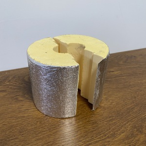 Tuyau d'isolation en feuille d'aluminium pour ligne d'eau Matériau d'isolation thermique Isolation de tuyau en <span class=keywords><strong>mousse</strong></span> <span class=keywords><strong>phénolique</strong></span> blanche - Product Image 2