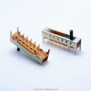 מתג השקופית 1 שורה 6 דרך סיבוב ישר חור ישר הרכבה מכשירי חשמל וציוד אבטחה - Product Image 4