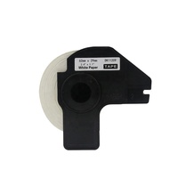 ENCRE-PUISSANCE DK-11209 DK11209 DK 11209 Noir sur Blanc Auto-Adhésif Thermique Papier Rouleau D'étiquettes Compatible pour Imprimante Brother