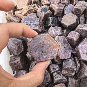 Toptan Kırmızı Turmalin Ham Taşları Altıgen Prizma Ham Mineral Örnekleri Lapidary İçin - Product Image 3