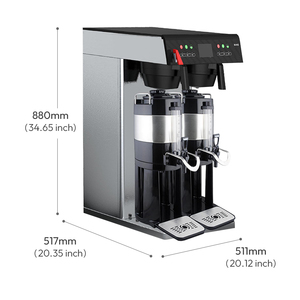 Cafetera Comercial Multifuncional ThermoPro Twin de 1.5 Galones con Dispensadores de Vacío - Product Image 6