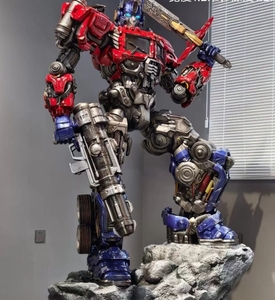 Sculpture de robot en fer grand modèle King Kong Autobot <span class=keywords><strong>Optimus</strong></span> <span class=keywords><strong>Prime</strong></span>, modèle d'activités, ornements, accessoires, 2m, peinture automobile, sans placage - Product Image 3