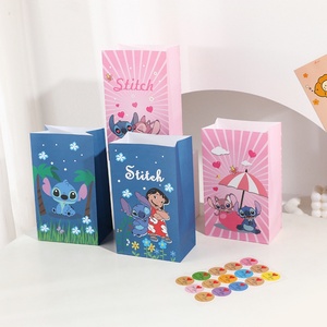 Bolsa de Papel Kraft con Fondo Plano, Diseño de Personajes de Anime, para Regalos, Dulces y Manualidades, Impresión Serigráfica - Product Image 2