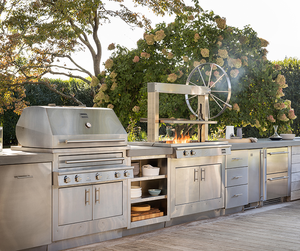 Cuisine moderne durable et ignifuge, structure en acier inoxydable, cuisine barbecue, cuisine pour extérieur, kit de cuisine complet pour la côte - Product Image 3