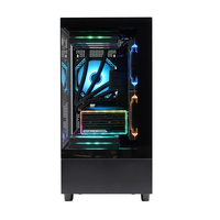 Gabinete para PC de Escritorio SNOWMAN M-ATX, Chasis para Juegos con Vidrio Templado, Gabinete para PC Gamer