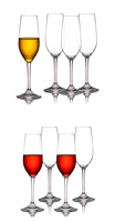 Verres à champagne incassables sur pied, 12 oz - 100% Tritan - Incassables, réutilisables, lavables au lave-vaisselle