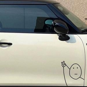 Autocollants de voiture personnalisés autocollants extérieurs de voiture modifiés masquant les éraflures décoration ne perd pas les autocollants de couleur - Product Image 6