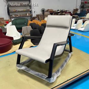 Dash <span class=keywords><strong>casa</strong></span> meubles minimalistes chaises de salon chaise à bascule lounge en bois - Product Image 2