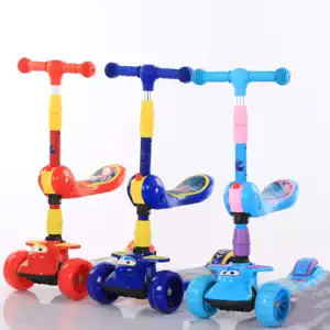 Neue mode kinder roller kind spielzeug roller kinder 3 räder faltbare spielzeug r uns kinder roller