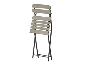 Venta caliente fábrica de muebles de jardín al aire libre Bistro plegable de madera de plástico barato 3 piezas Silla de comedor y mesa de café juego de comedor - Product Image 2