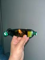 Lunettes LED laser rouge et vert, lunettes lumineuses pour DJ, technologie futuriste, lunettes LED pour boîte de nuit, cadeaux pour Halloween et Noël