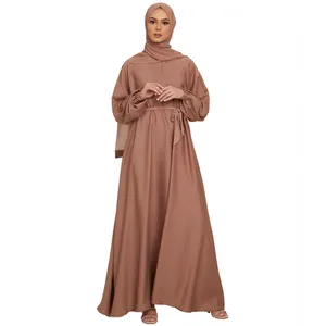 Middle East Dubai Abaya Turkey Abaya Islamic Clothing Elegant Long Maxi Women Modest Wear Clothing Malaysia Muslim Dress